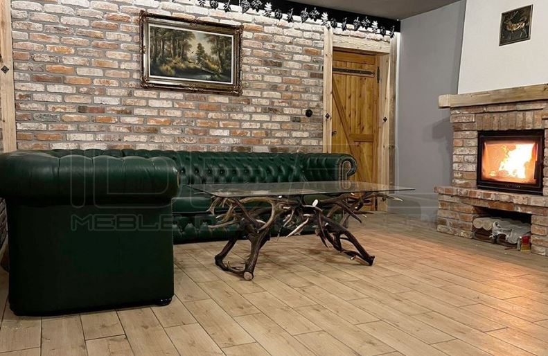 SOFA NAROŻNA CHESTERFIELD NORMAL W SKÓRZE